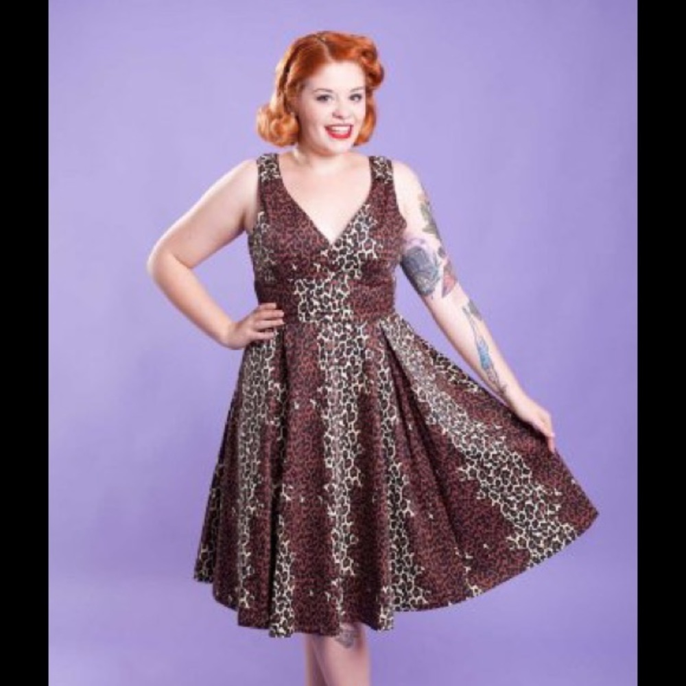 💋 Couture for Everybody Leota Leopard Dress NWT